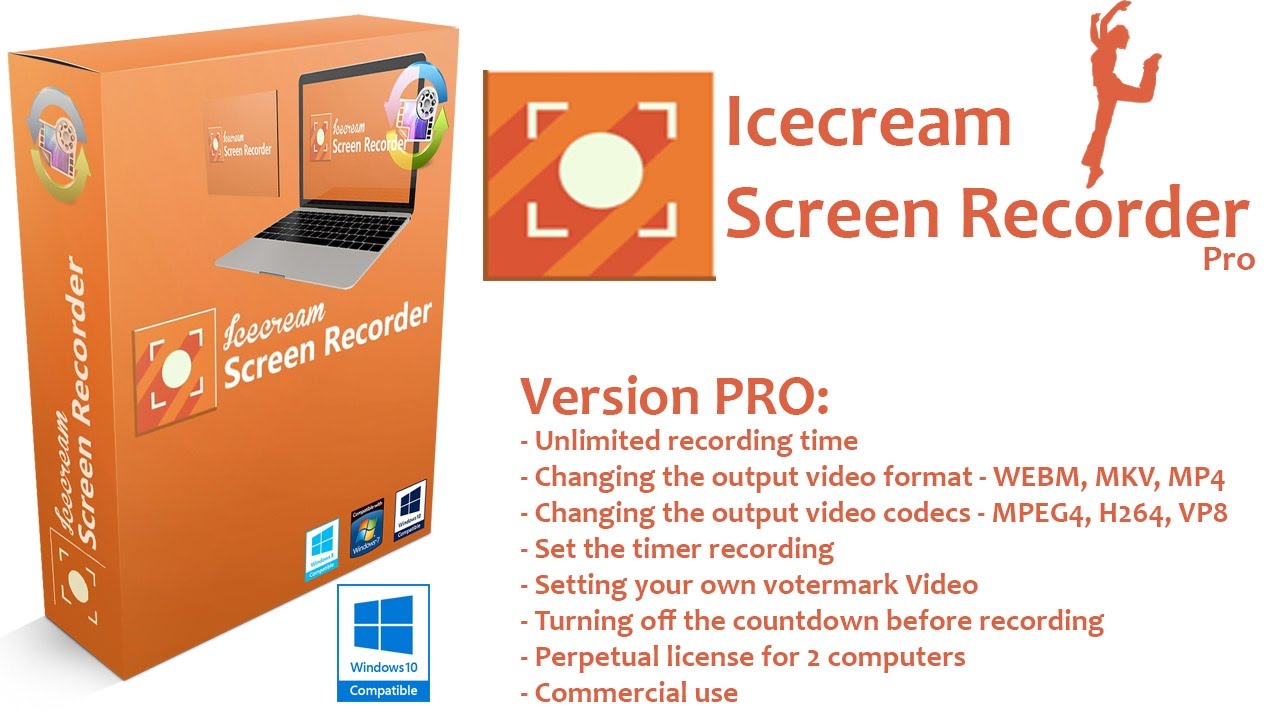 برنامج تصوير الشاشة بالفيديو والصور | IceCream Screen Recorder PRO 6.26 ...