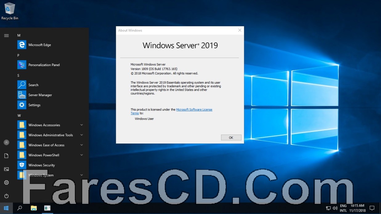 ويندوز سيرفر 2019 Microsoft Windows Server Essentials 2019 4419