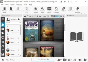 instal the new version for windows Alfa eBooks Manager Pro 8.6.14.1