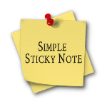 Simple Sticky Notes