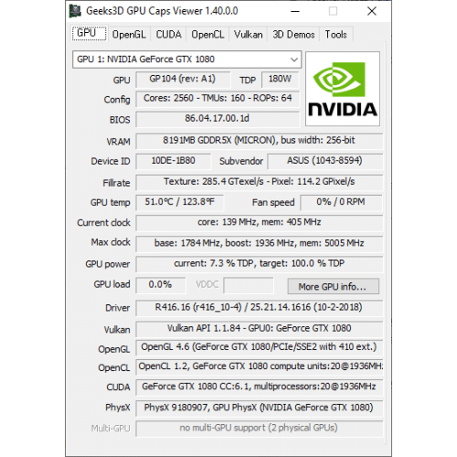 GPU Caps Viewer