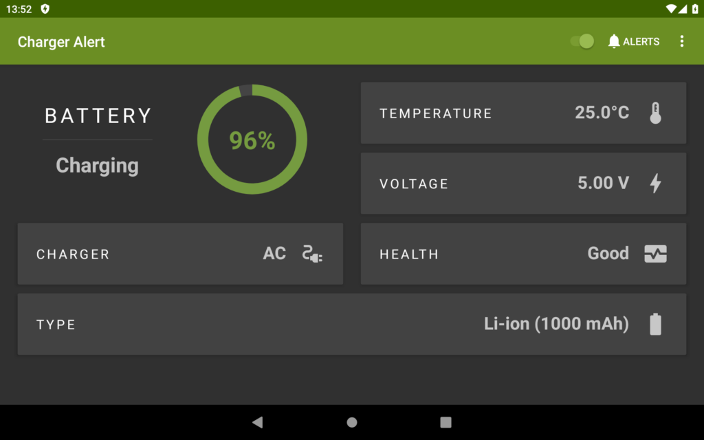 تطبيق Charger Alert (Battery Health) | تطبيقات صحة البطارية