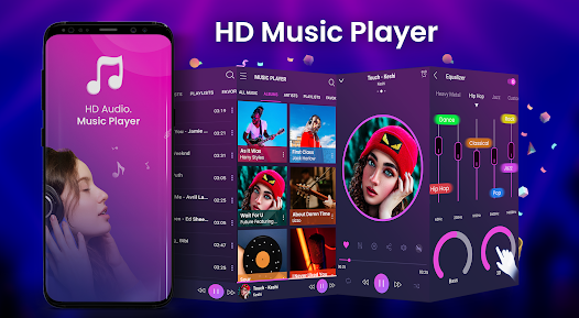 تطبيق Music player - pro version - تطبيقات تشغيل الصوت لأندرويد