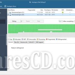 برنامج إلغاء تجزئة الهارديسك وصيانته | Auslogics Disk Defrag Professional