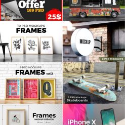  CreativeMarket 169 PSD May Bundle