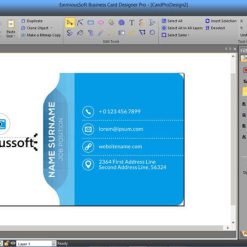 برنامج تصميم الكروت الشخصية | EximiousSoft Business Card Designer Pro