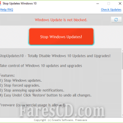 اداة إيقاف تحديثات ويندوز 10 | StopUpdates10