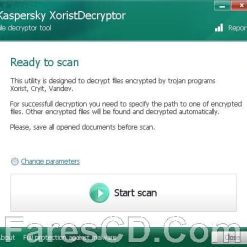 أداة كاسبر لإزالة فيروسات التشفير | Kaspersky XoristDecryptor
