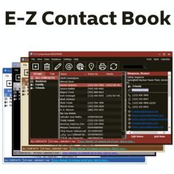 برنامج E-Z Contact Book لإدارة أرقام الهواتف وعناوين البريد الإلكتروني