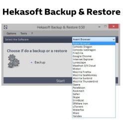 برنامج Hekasoft Backup & Restore للنسخ الاحتياطي