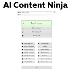 تحميل برنامج AI Content Ninja لكتابة محتوى بالذكاء الإصطناعي