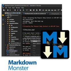 تحميل برنامج Markdown Monster لتحرير ونشر النصوص