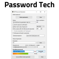 تحميل برنامج Password Tech لتوليد وإدارة كلمات المرور