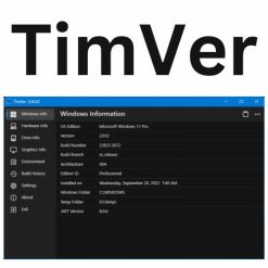 تحميل برنامج TimVer لاستكشاف أخطاء الويندوز وصيانته