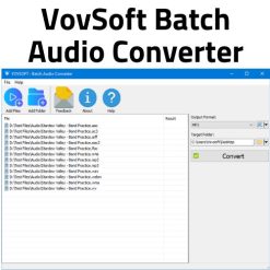 تحميل برنامج VovSoft Batch Audio Converter لتحويل الملفات الصوتية