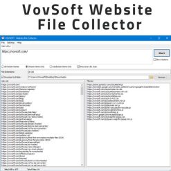 تحميل برنامج VovSoft Website File Collector لجميع البيانات من مواقع الويب