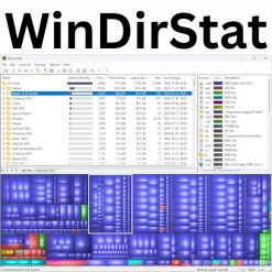 تحميل برنامج WinDirStat لتحرير المساحة على القرص الصلب